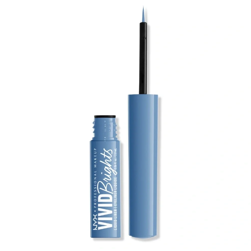 $5❤️‍🔥 NYX Vivid Brights Longwear Liquid Eyeliner COBALT CRUSH 👁️ NEW Blue